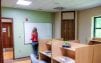 Woman in room at Laurel Heights Hospital